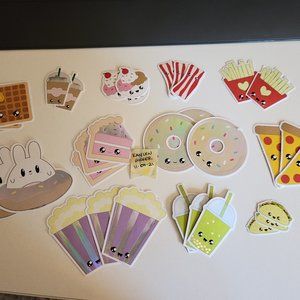 Sweet Kawaii Design Die Cut Stickers